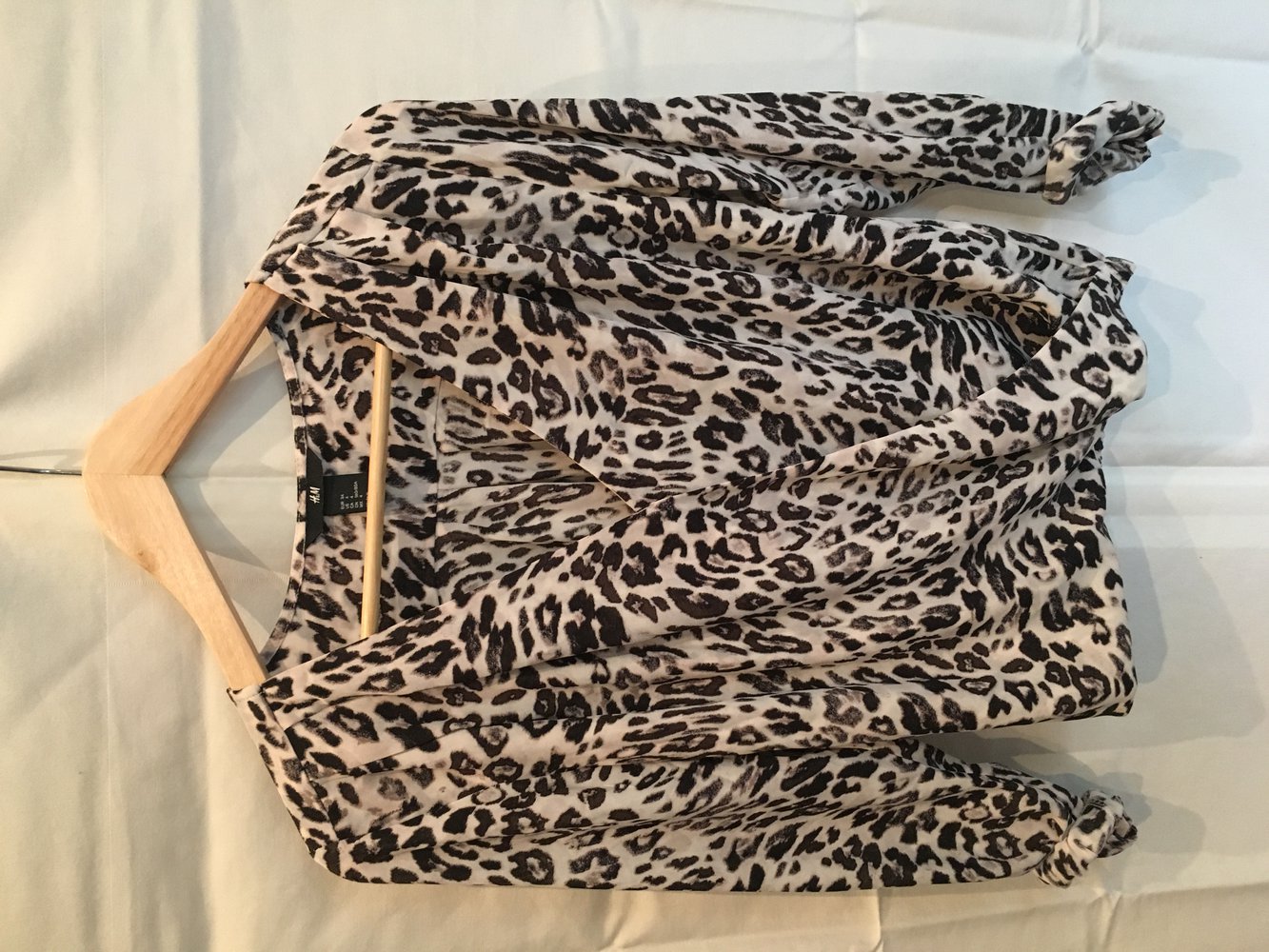 Wickelbluse Leopardenmuster