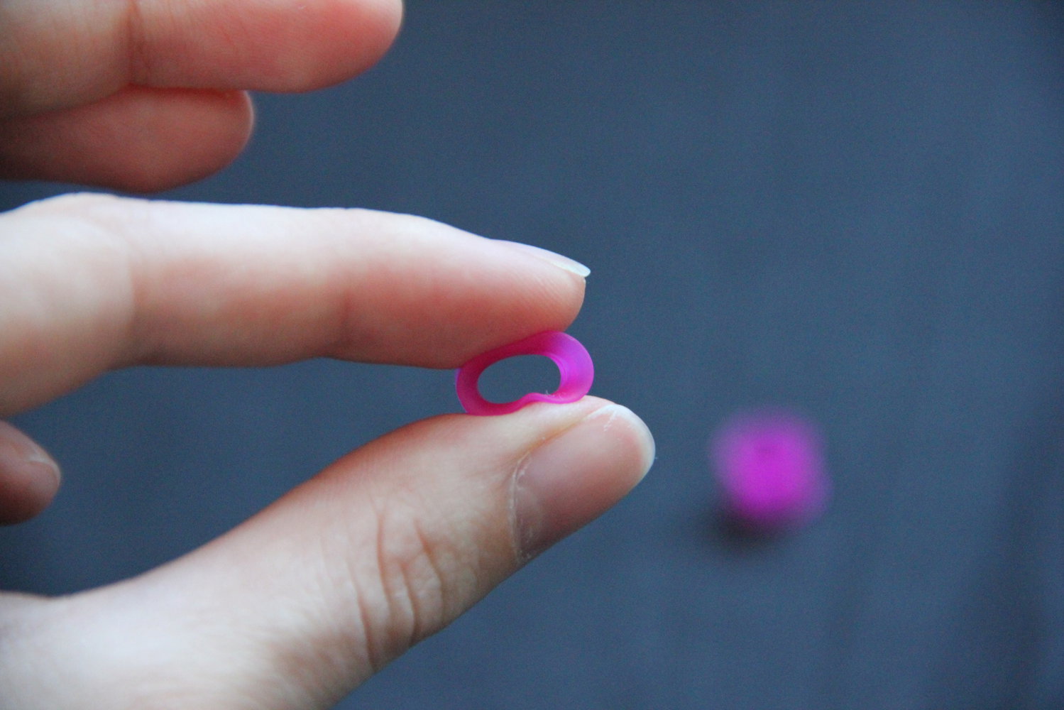 Pinke Silikon Tunnel 8mm