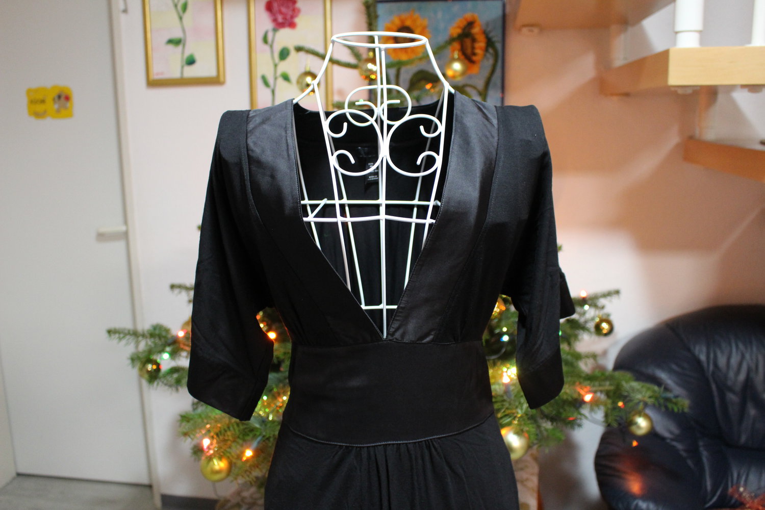 182. Kleid im Kimonoschnitt von H&M, Gr. 34