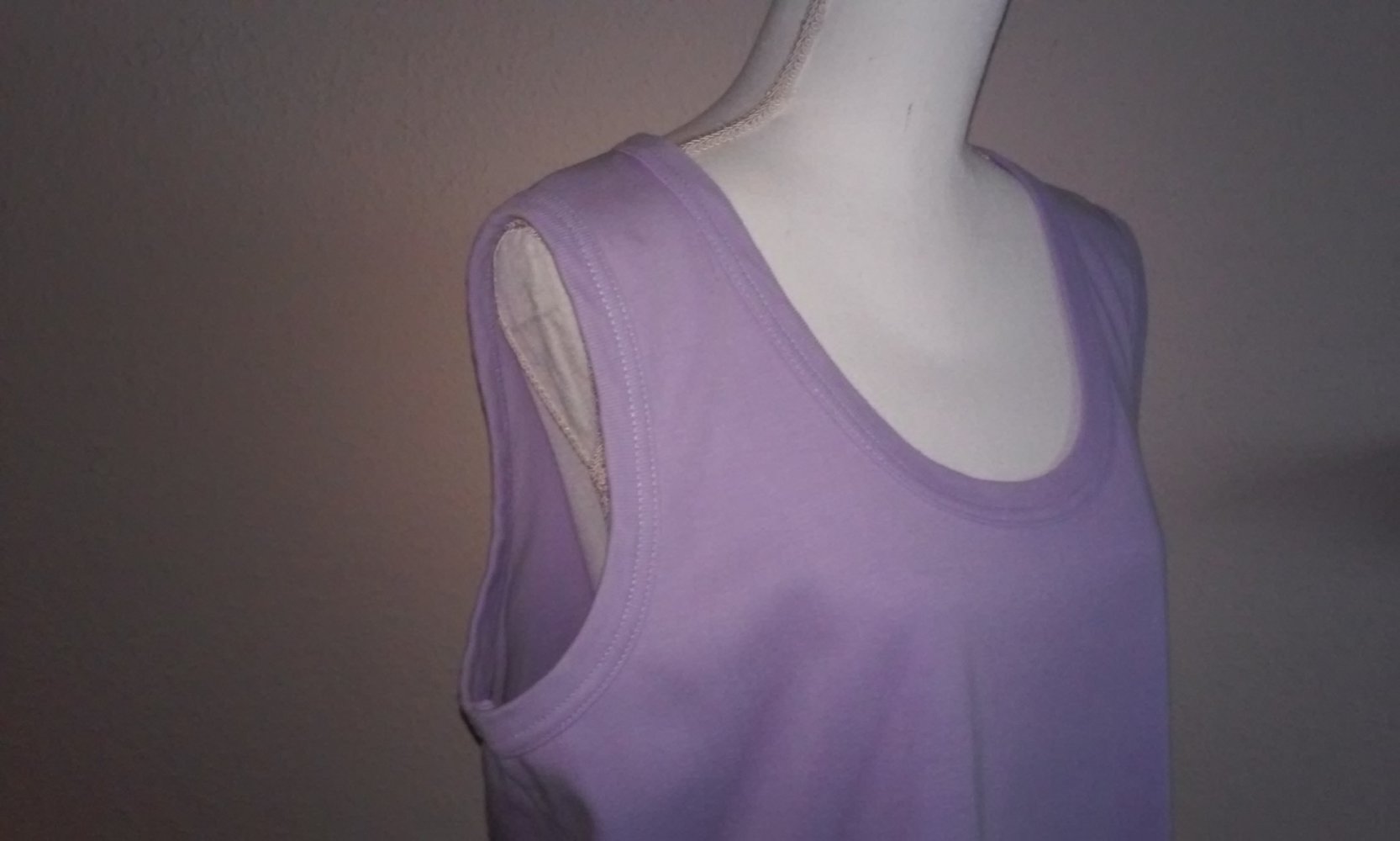 Trägershirt Tanktop Shirt Top flieder (3XL)