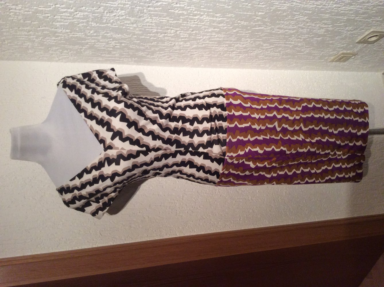 Diane von Furstenberg Seidenkleid Kleid Seide Größe 4 = 34/36 neu 