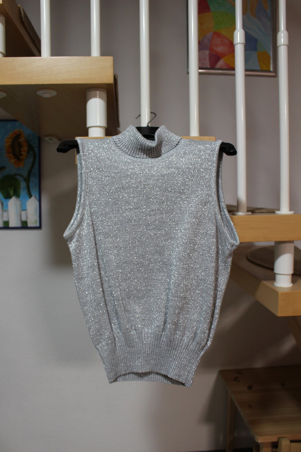 36. Festlicher Pullunder mit Rollkragen, Gr. 36-38