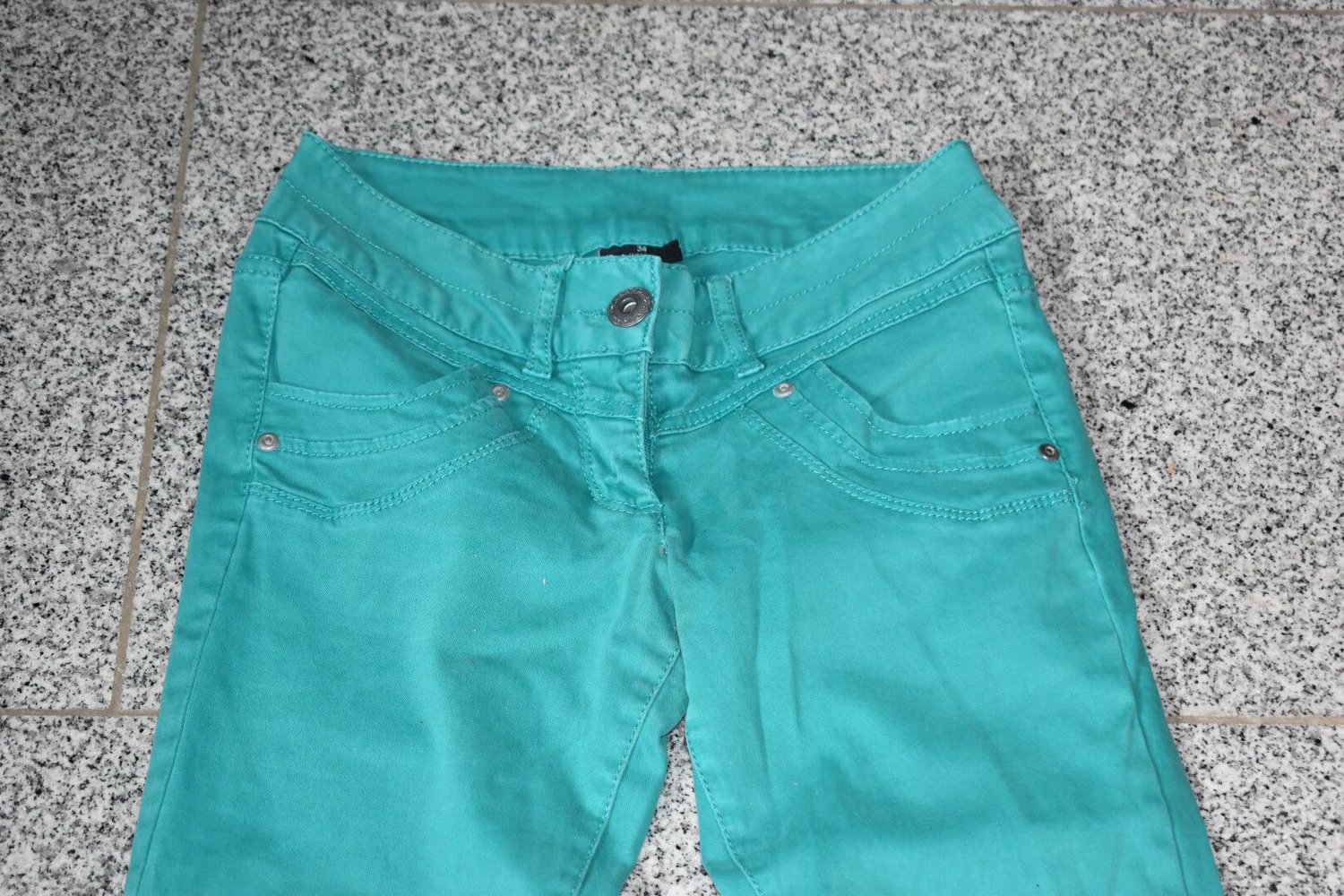 Jeans in Aquarell Farben