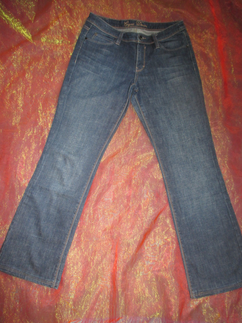 NEU Klassische High Waist * Boyfriend Damen Jeans Hose 