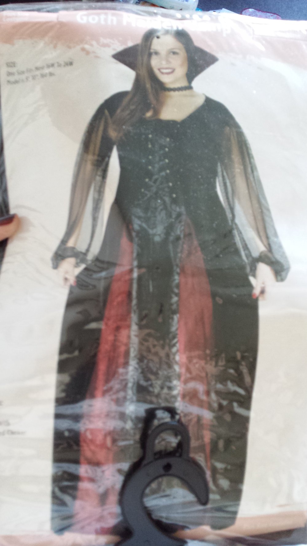 Vampir Kostüm Gräfin schwarz rot