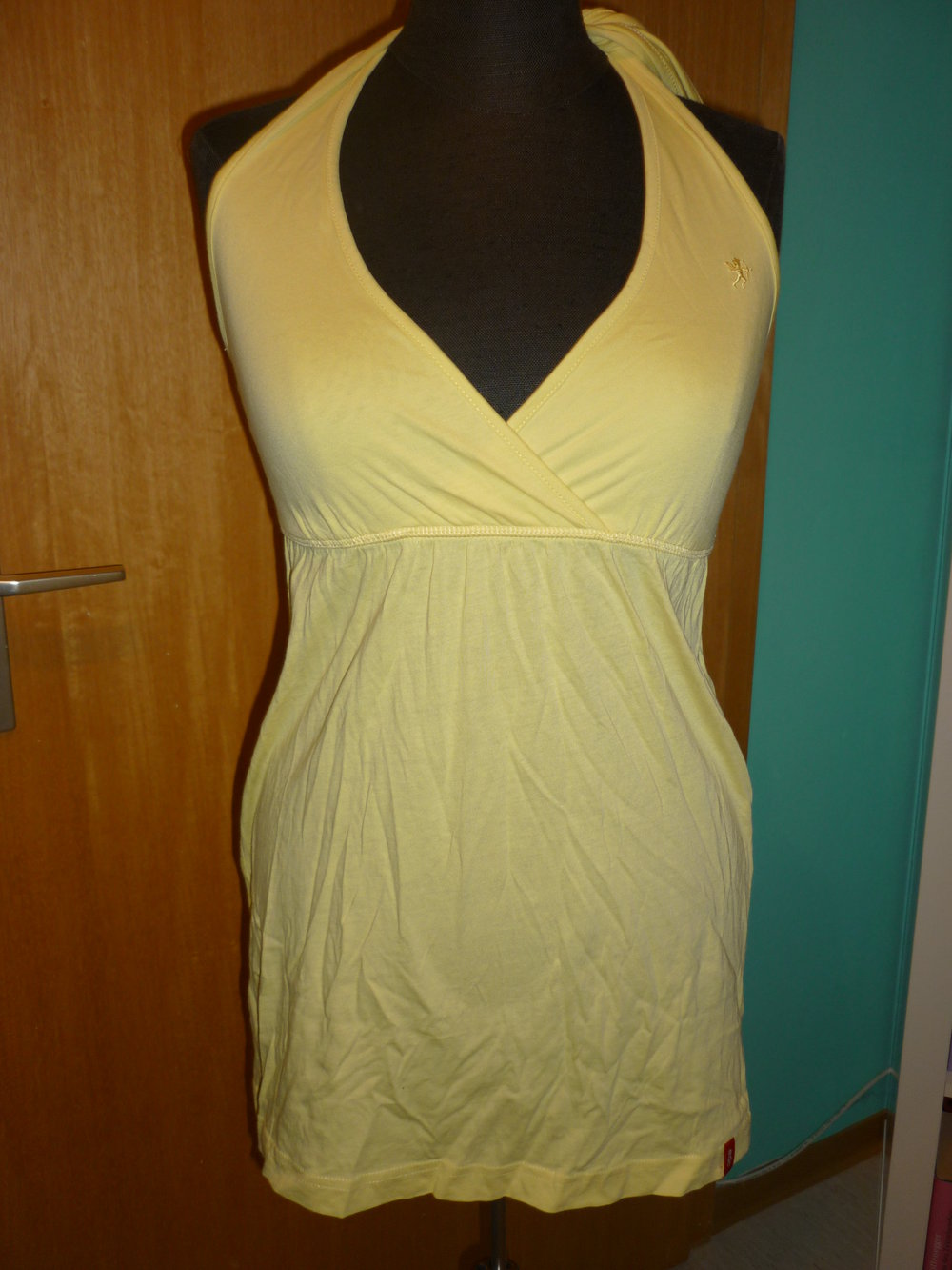 EDC by Esprit Neckholder Top gelb Größe S 34 36 