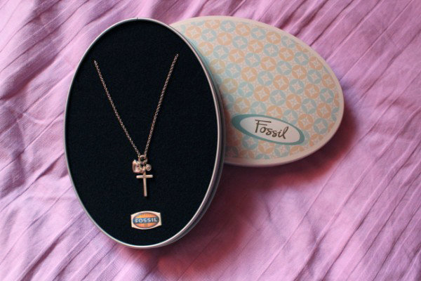 Kette Kreuz Fossil