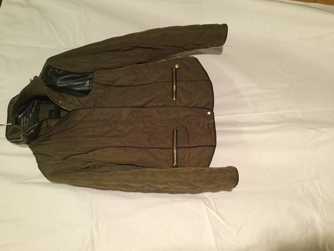 Khaki Jacke von Zara