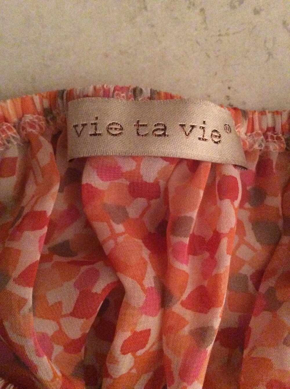 Vie ta vie Bluse Tunika Hängerchen Größe 36 