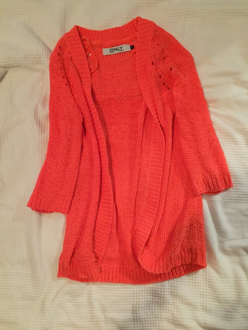 Neonfarben Strickjacke