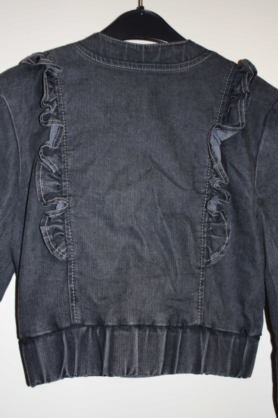 Just Female Jeansjacke Gr. S Rüschen Volants