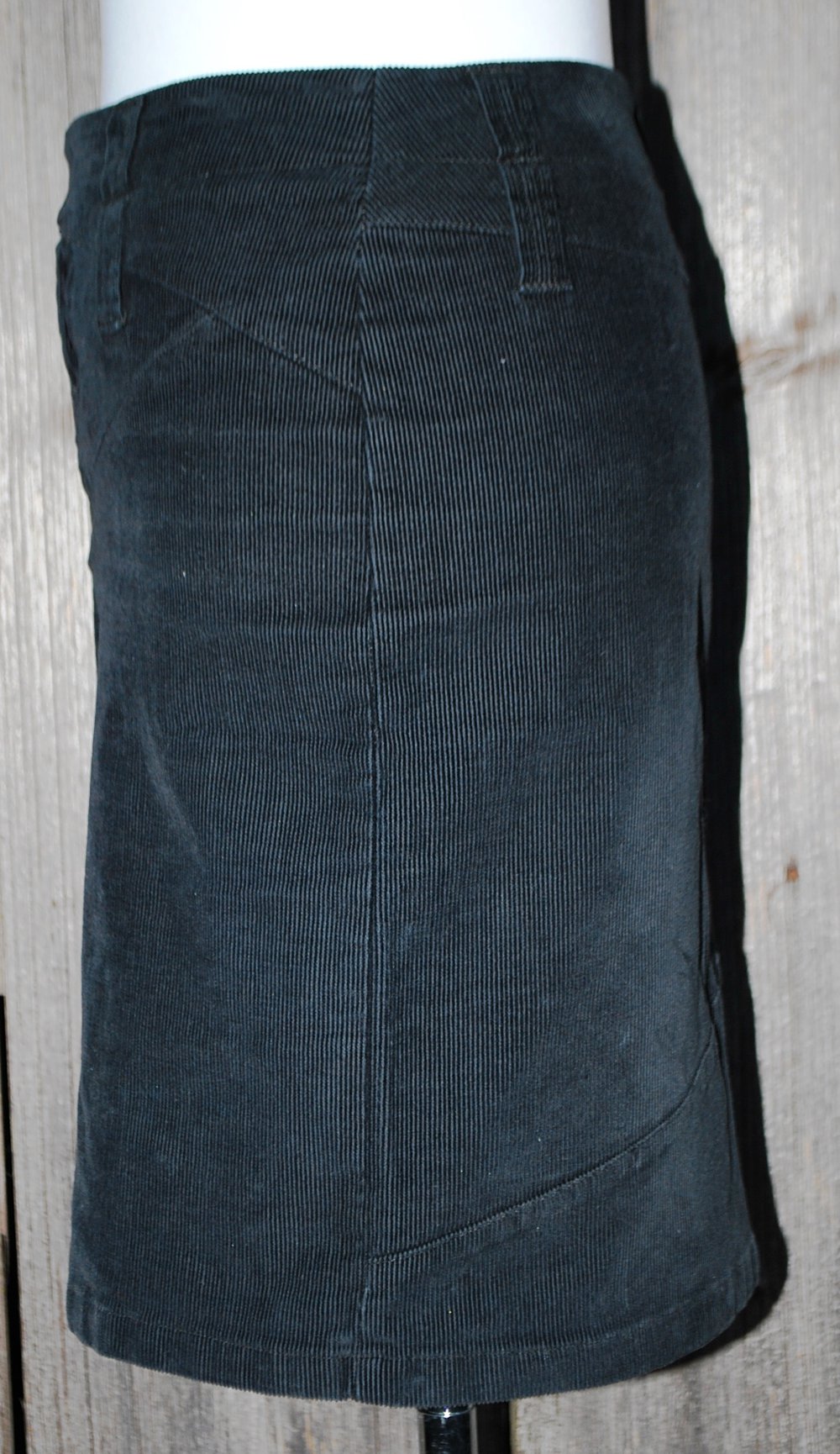 schwarzer Cordrock, United Colors of Benetton, ca. Größe 36