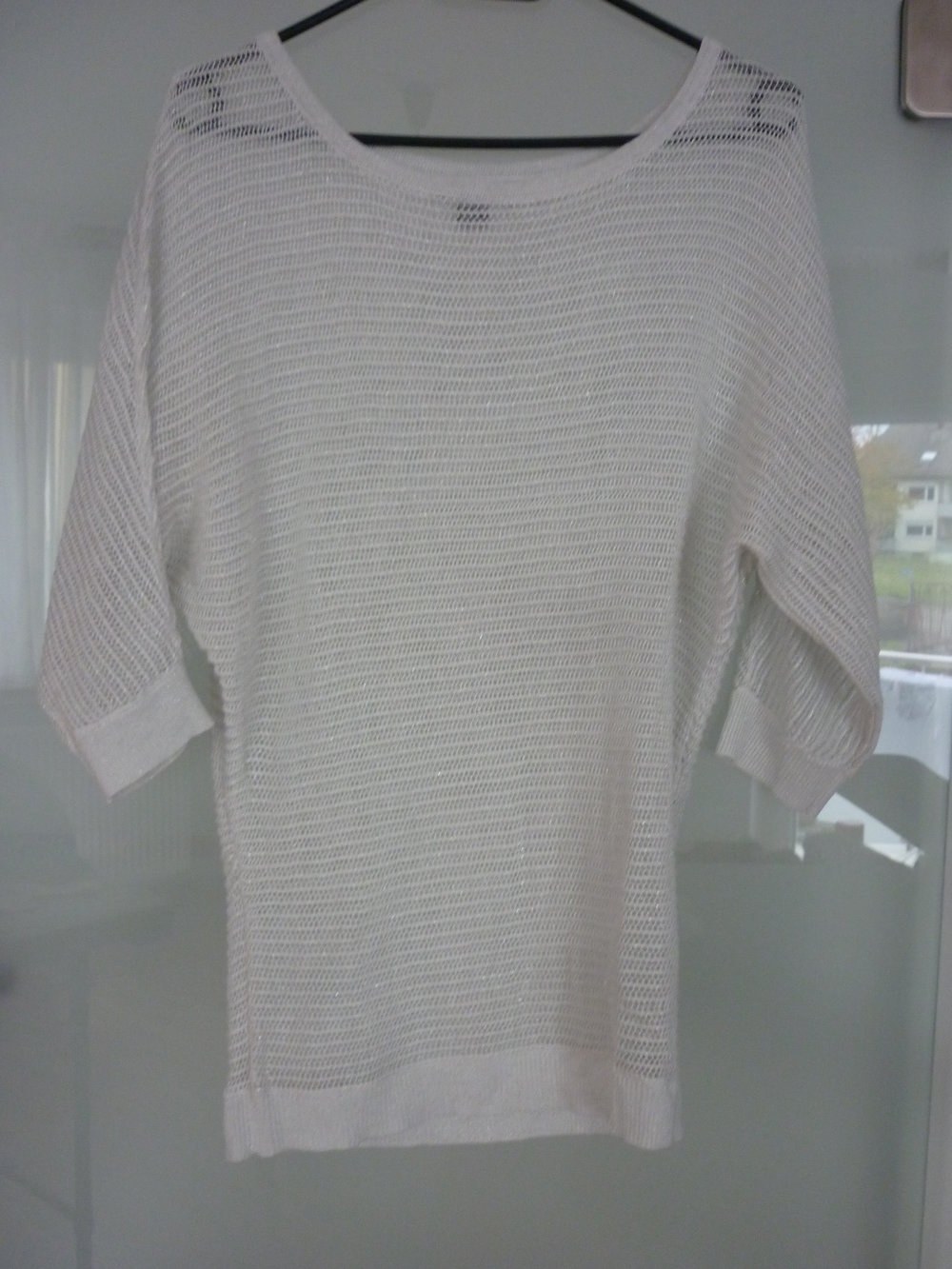 Amisu Oversize Longpullover grau silver Größe S 