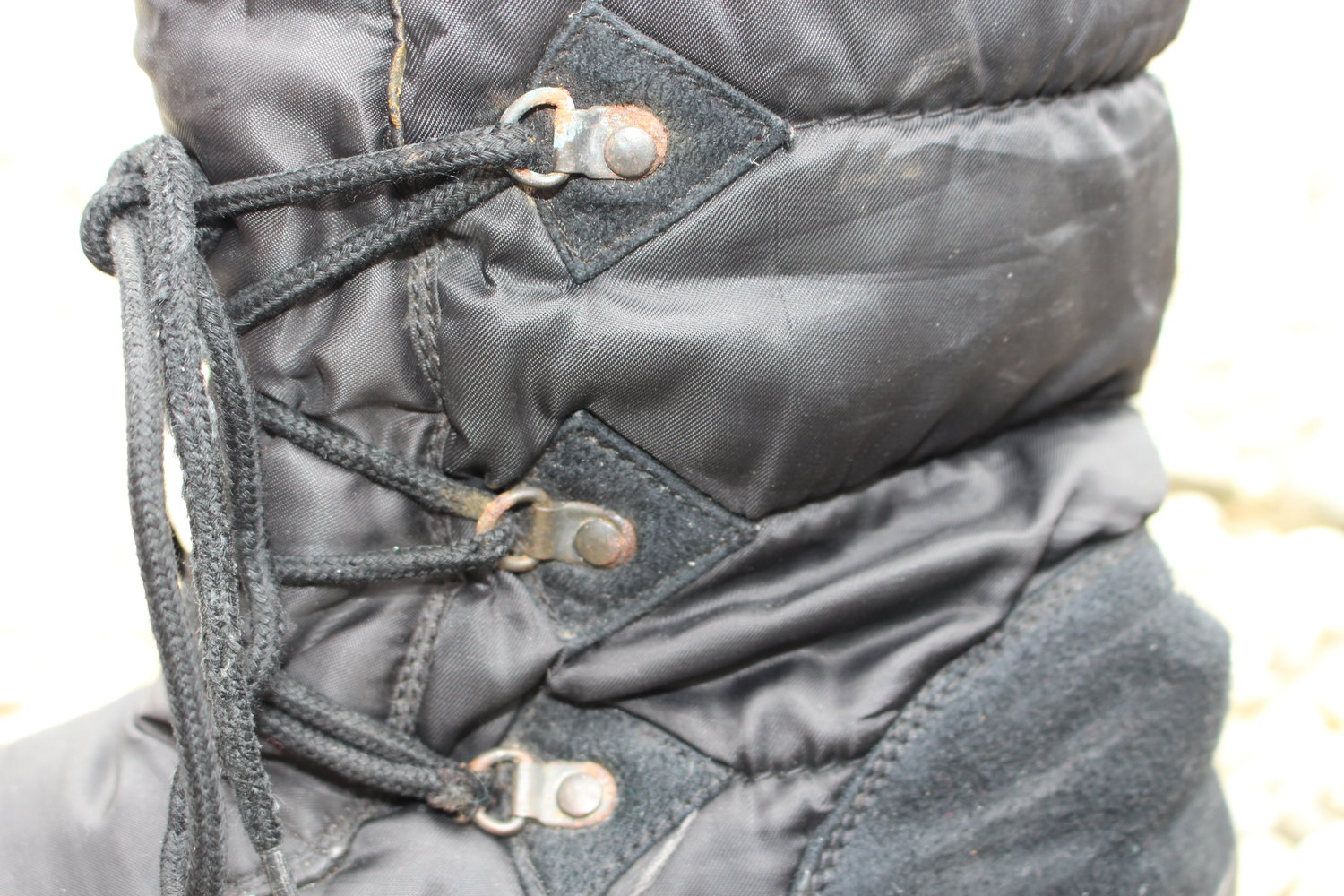 schwarze Winterstiefel, willow tex