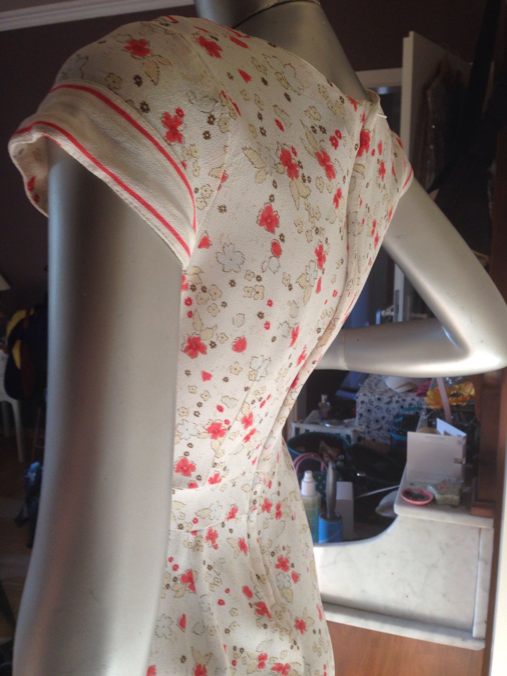 Blümchenkleid Sommerkleid Retro Look