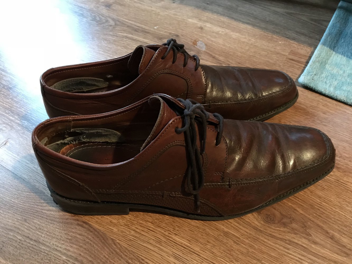Braune Schuhe von Canda C&A, Größe 42