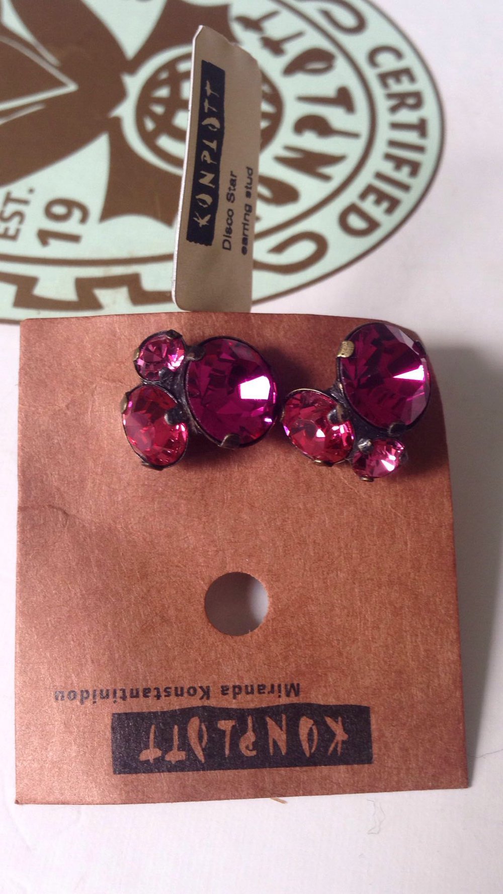 Konplott Ohrstecker Disco Star 