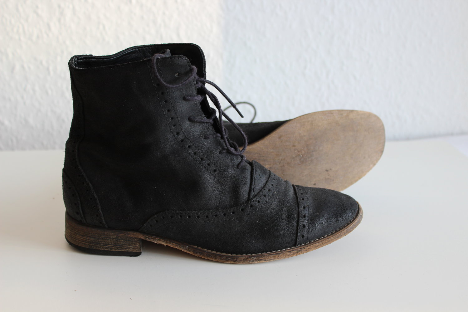 Schwarze Zara Boots