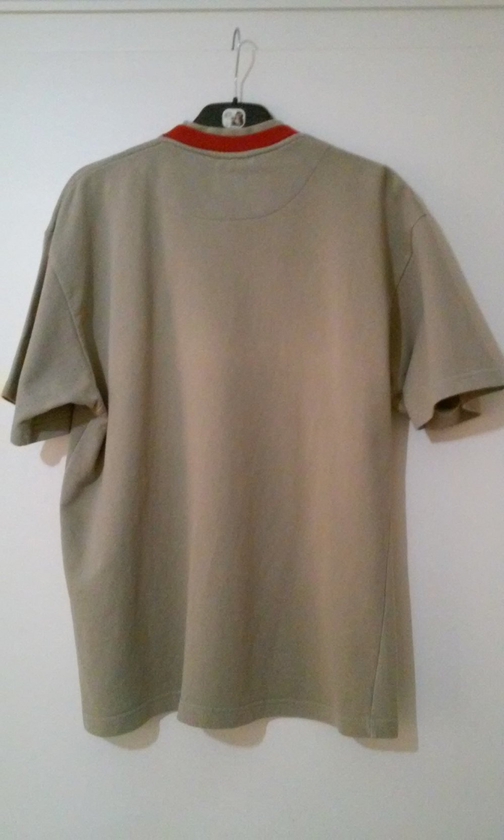 T-Shirt Shirt Kurzarm Pulli V-Ausschnitt Baumwollshirt 