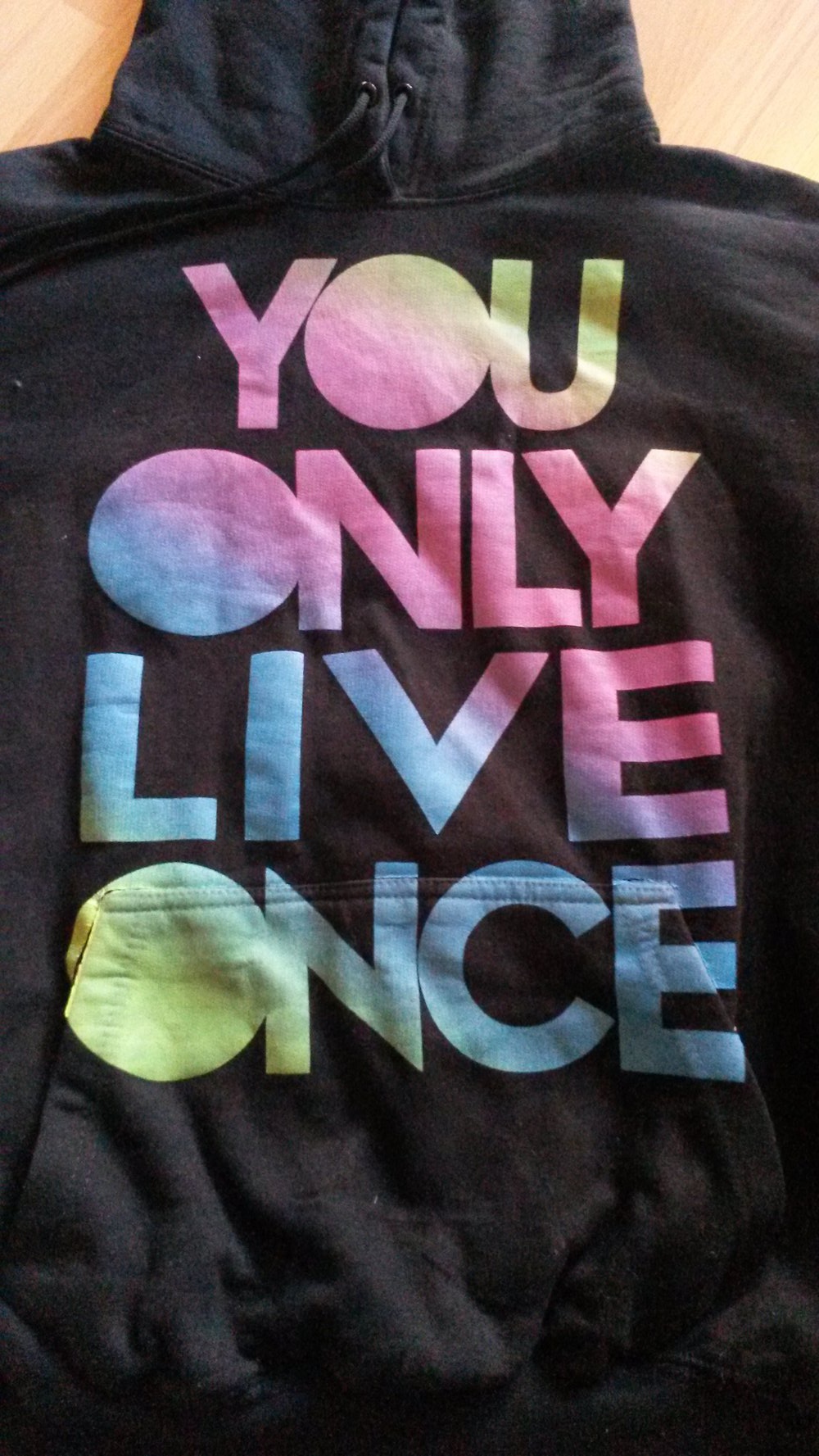 YOLO Hoodie / Kapuzenpulli aus den USA