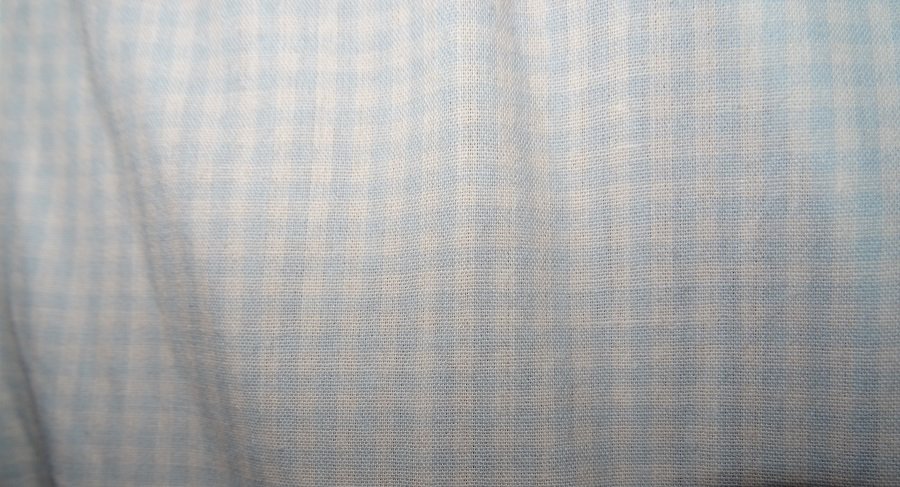 Ärmellose hellblau weiß karierte Bluse von Street One Gr. 42