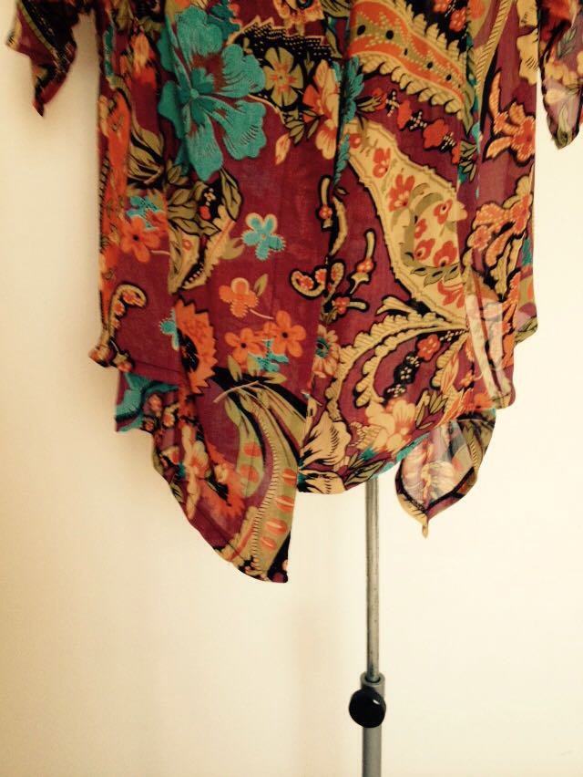 Stylisch Lady Blümchen Bluse Tunika Trendi