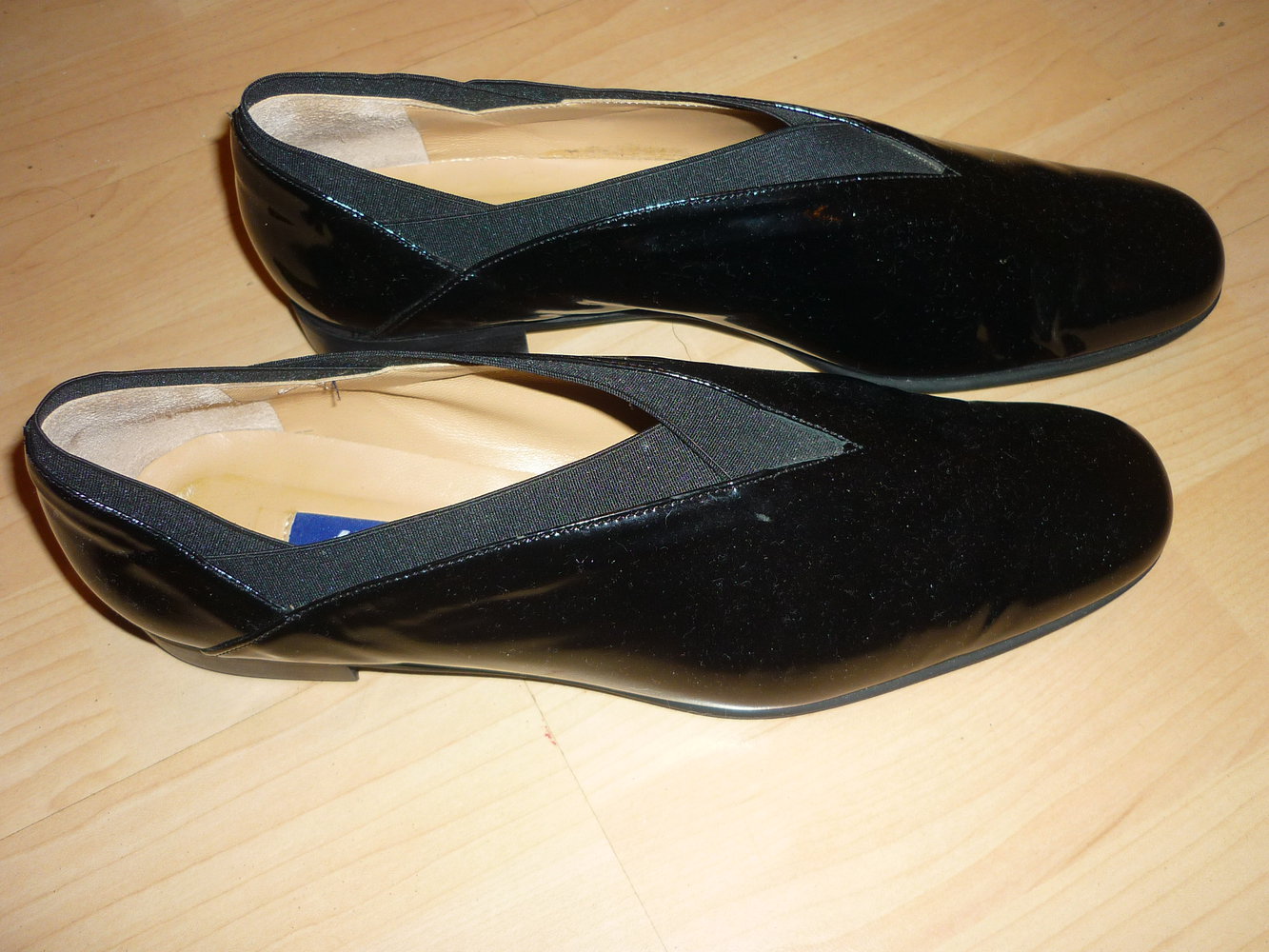 Lavorazione Artigiana Kämpgen, Handmade, Schuhe, Made in Italy, schwarz Lack, Größe 39