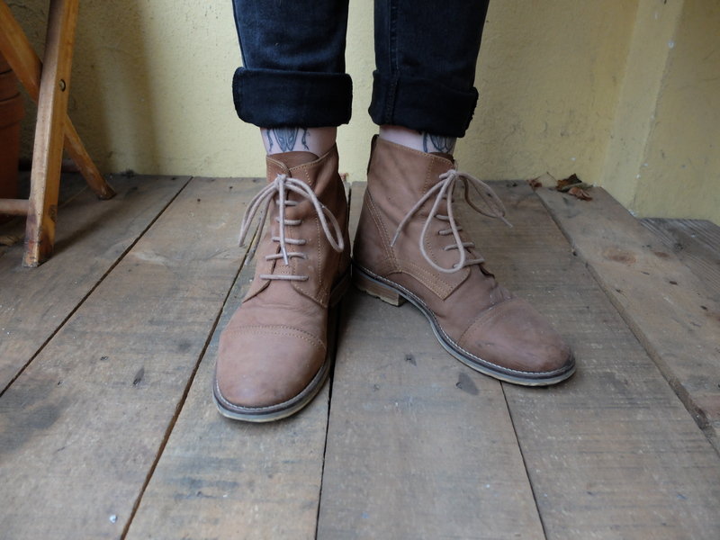 Lederschuhe Stiefeletten Schnürschuhe Schnürer Blogger Hipster Echtleder Boho