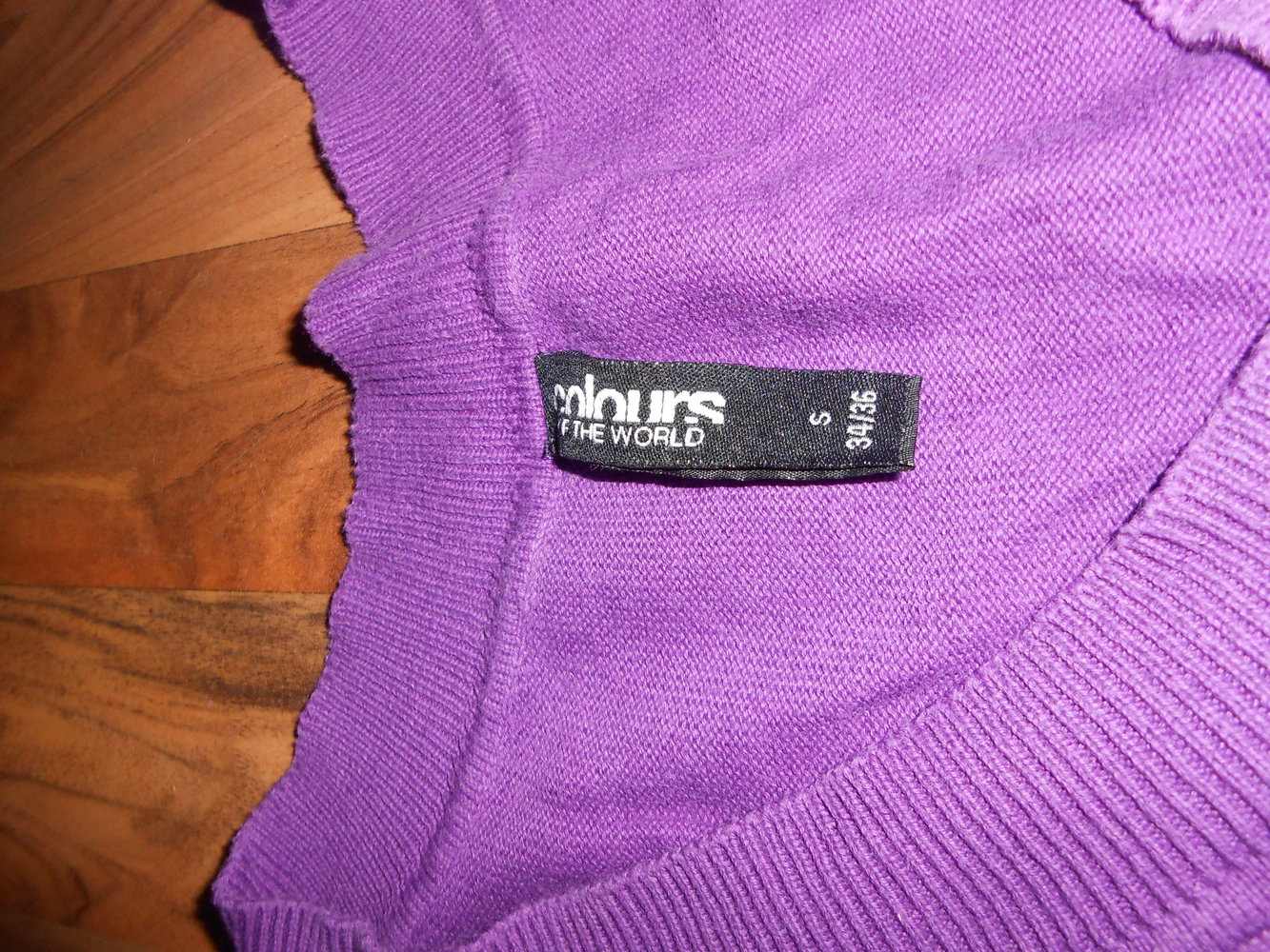 Pullover lila Strick S  colours of the world