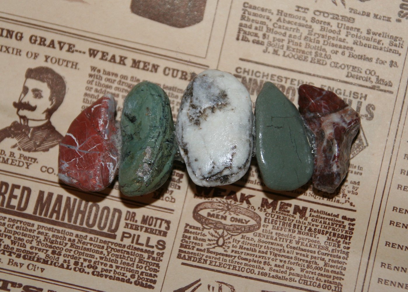 Haarspange mit Steinen