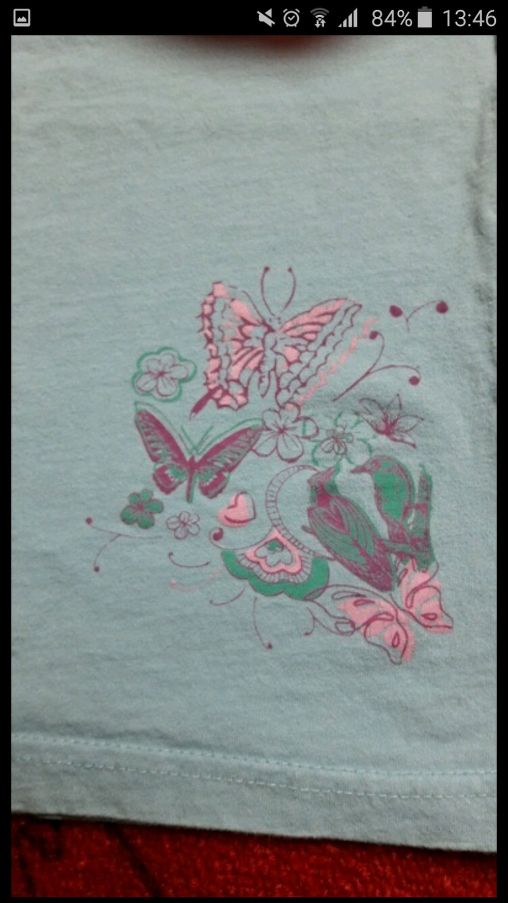 Top,hellblau, Gr.122/128