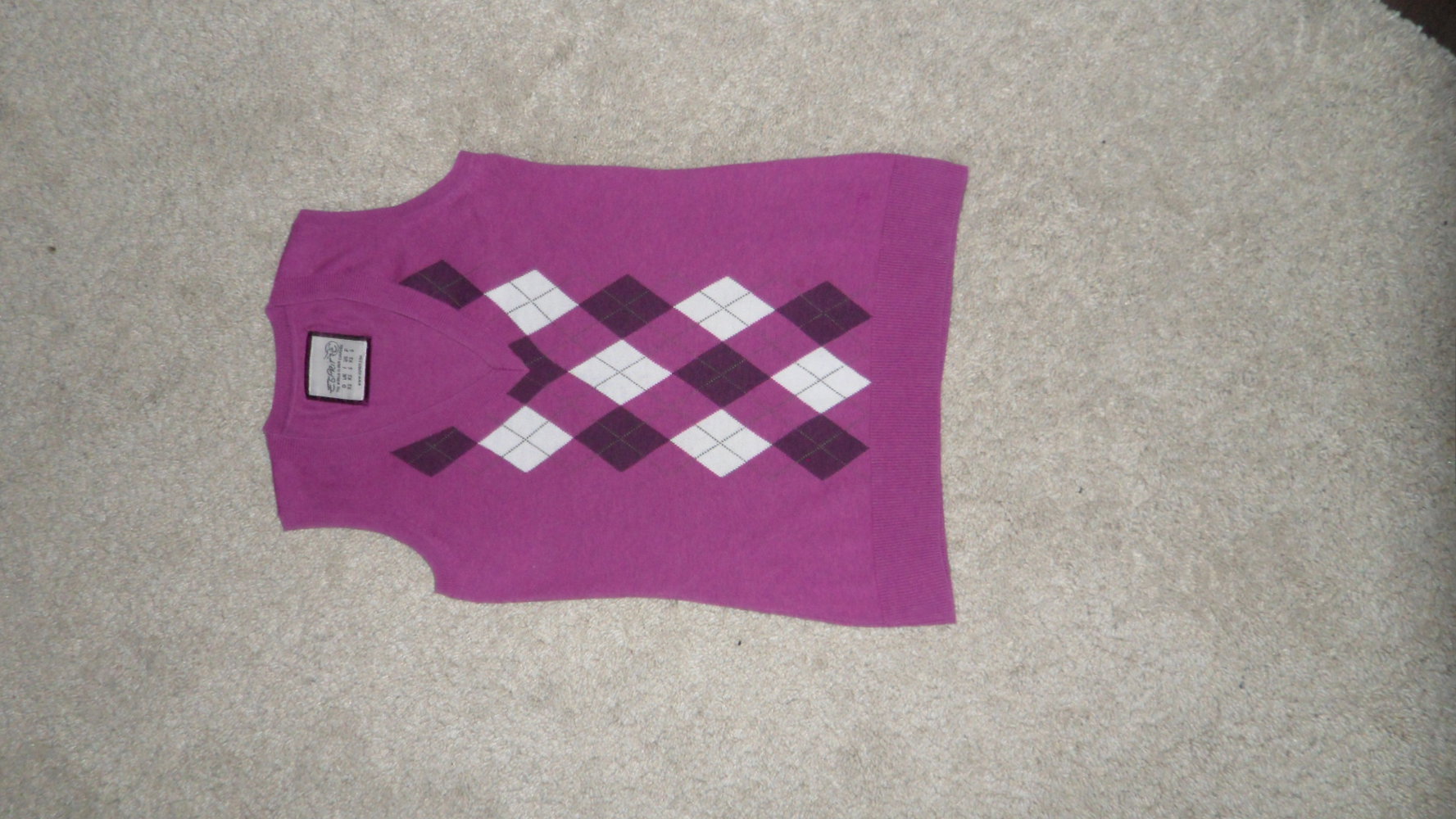 Esprit - Strickpulli - Strick- Pullunder - XS - S - Rauten - Design