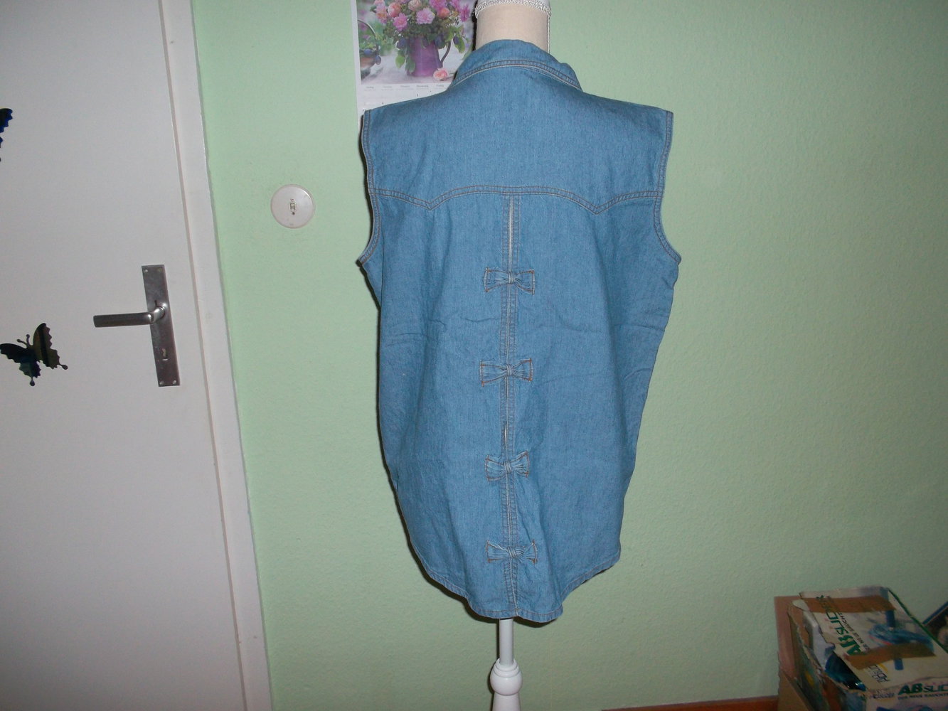 blaues jeanshemd/bluse grösse 40