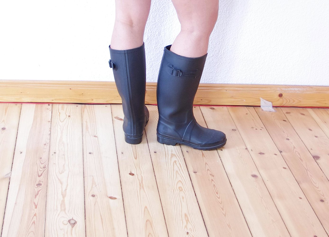 Schwarze Marc Jacobs Gummistiefel Gr. 38 39 Schnalle