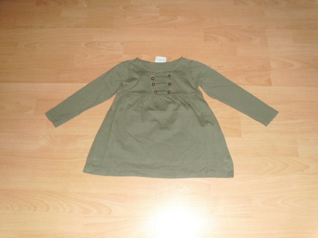 Langarmtunika von Topolino, khaki, Gr. 110