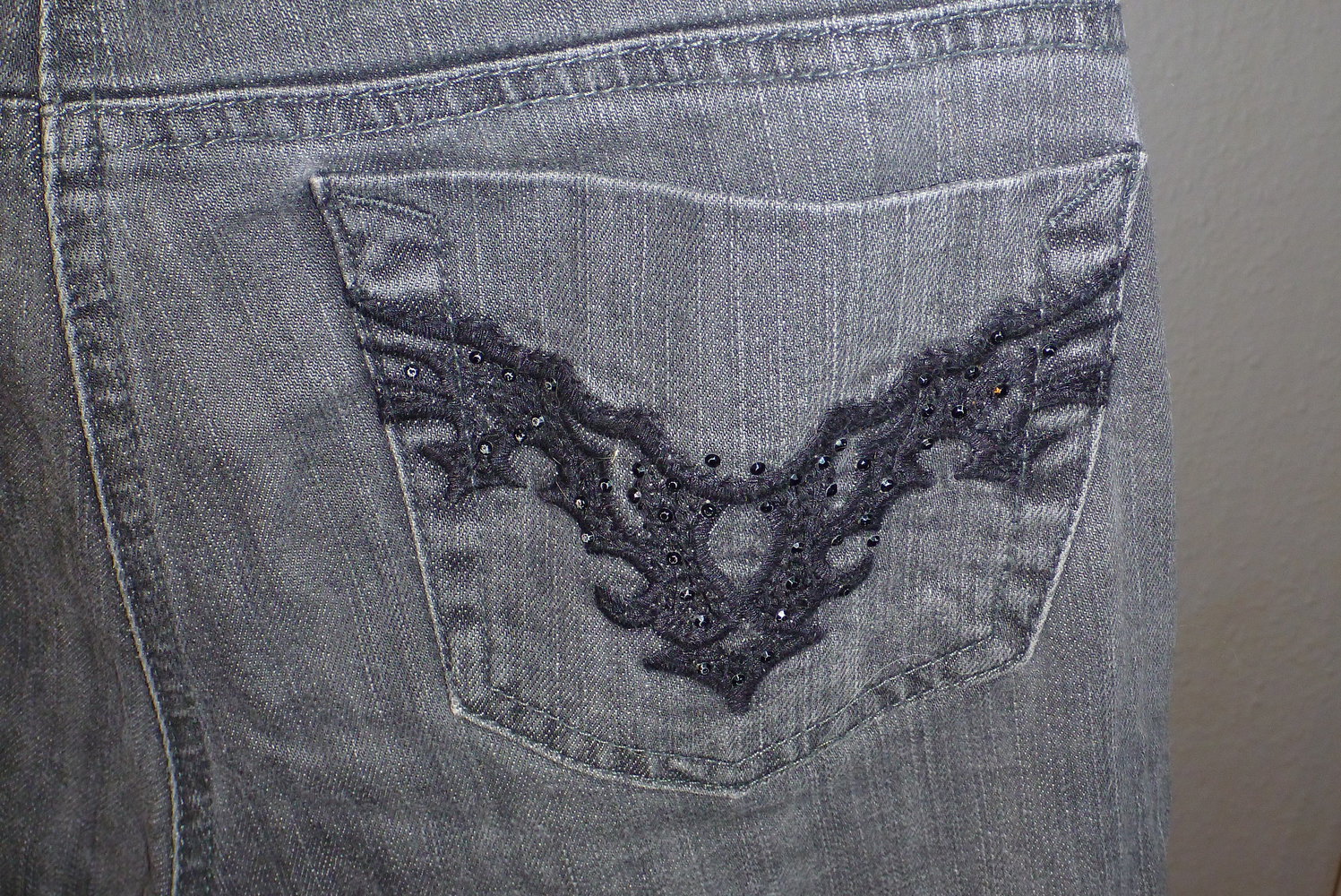 graue Jeans, Gr 36/S