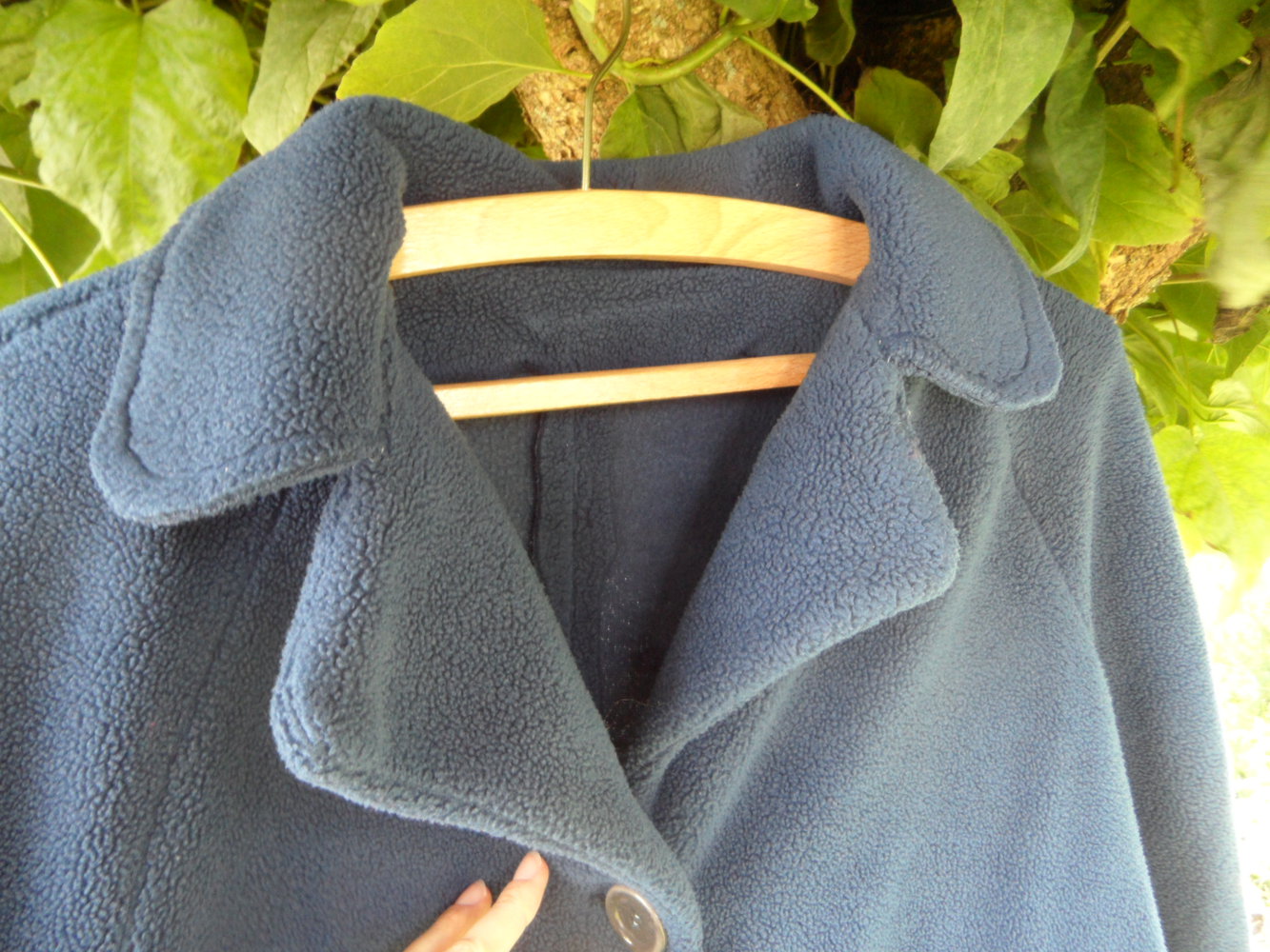 toller Fleecemantel für die Schwangerschaft DIY