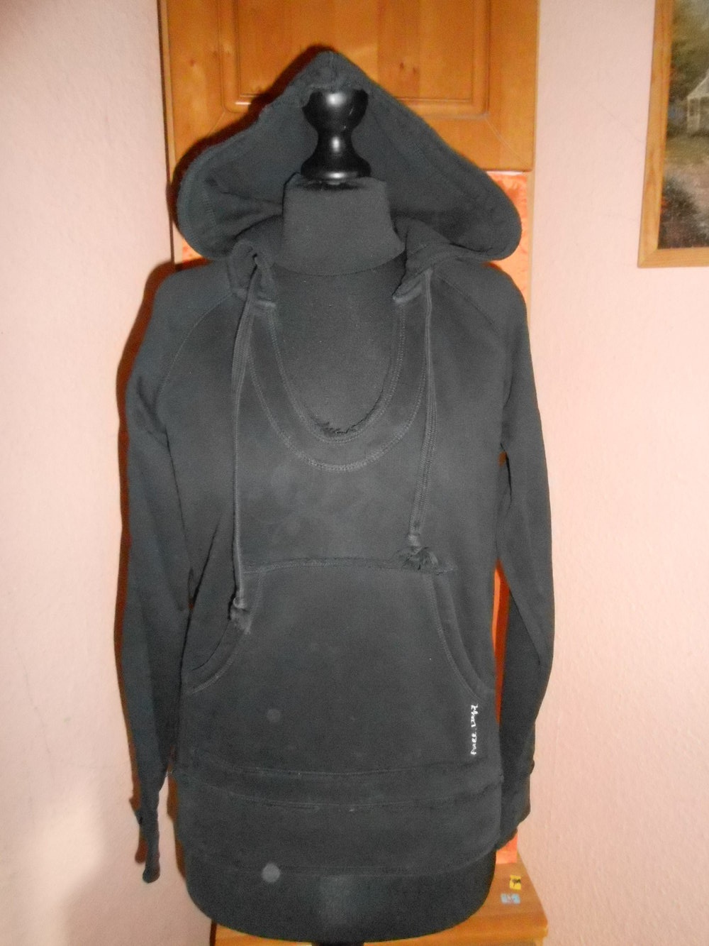 Hoodie Kapuzenpulli schwarz H&M XS