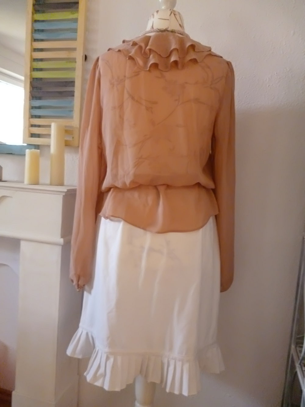 Larry Levine Bleistiftrock Fifties Schleife 40/42