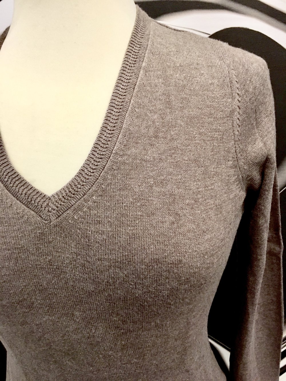 Esprit Pullover Strickpullover Gr. XS 34 beige braun nude