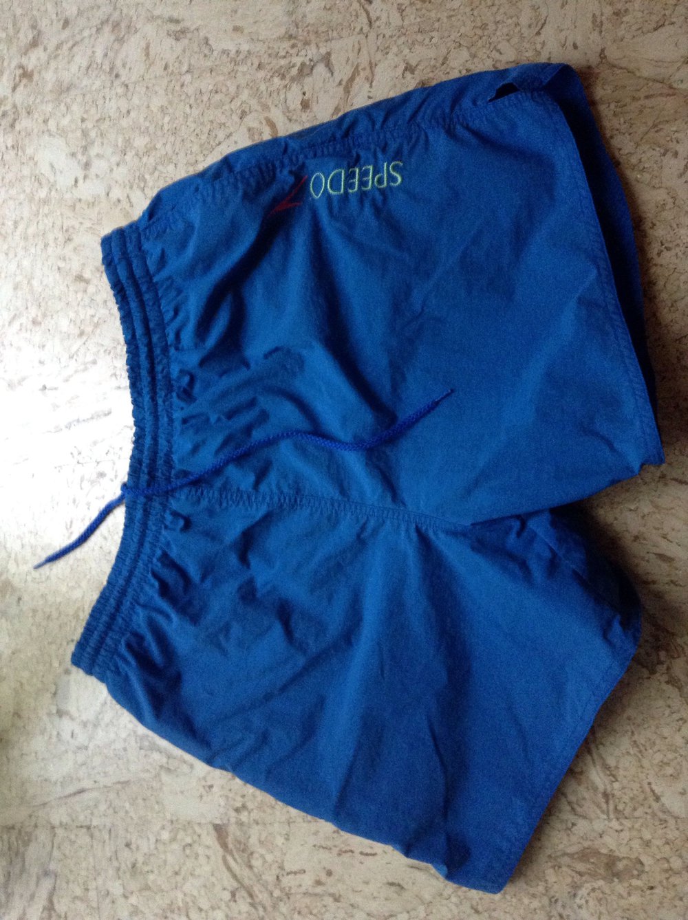 Coole blaue Badeshorts Gr. L, Speedo 