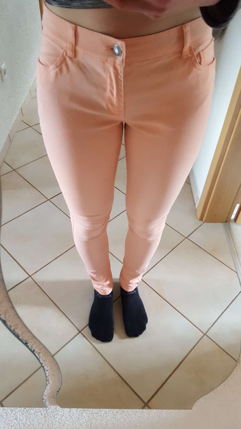 Apricotfarbene Hose Primark