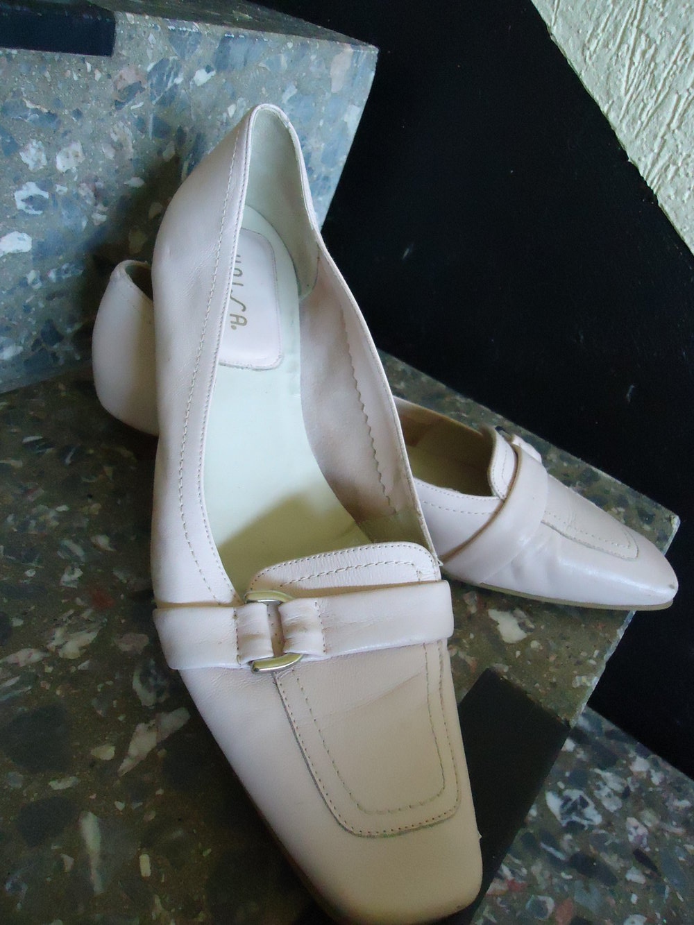 Leder Ballerina in rosa. Hübsch und bequem den ganzen Tag