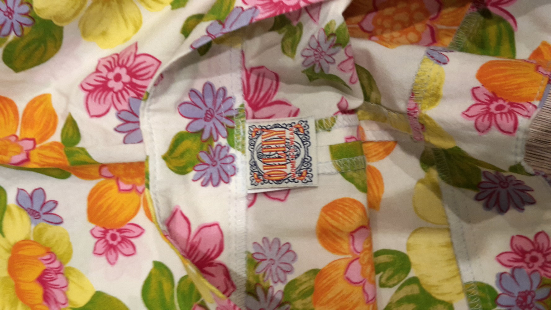 3/4 Hose Oilily Karneval, fasching, Blumenmuster, schrill