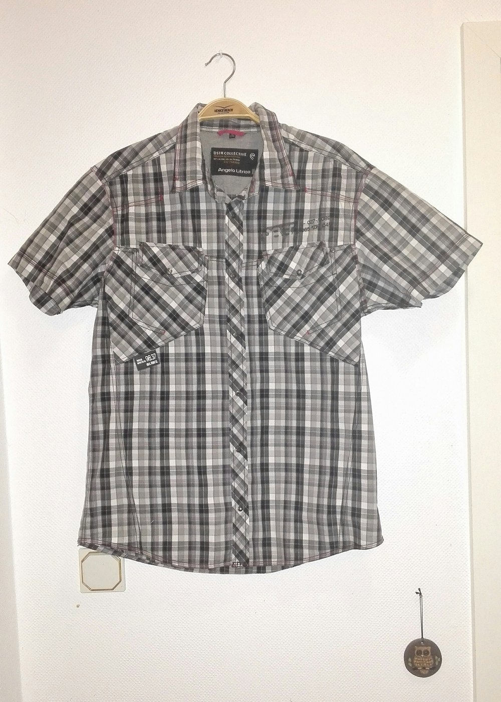 Kariertes Hemd in Größe L