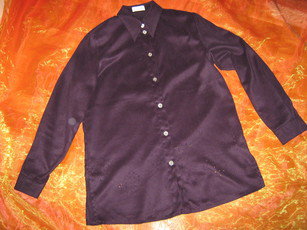 NEU * Original VINTAGE * Cut Out * Alcantara * Velours * Wasch- Leder * Hemd- Bluse oder Jacke 