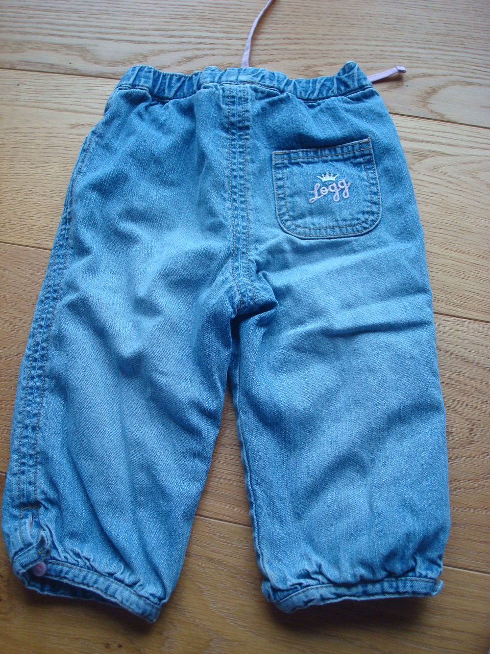 leicht angeraute Hose, Jeans, Thermojeans von H&M LOGG Gr. 80