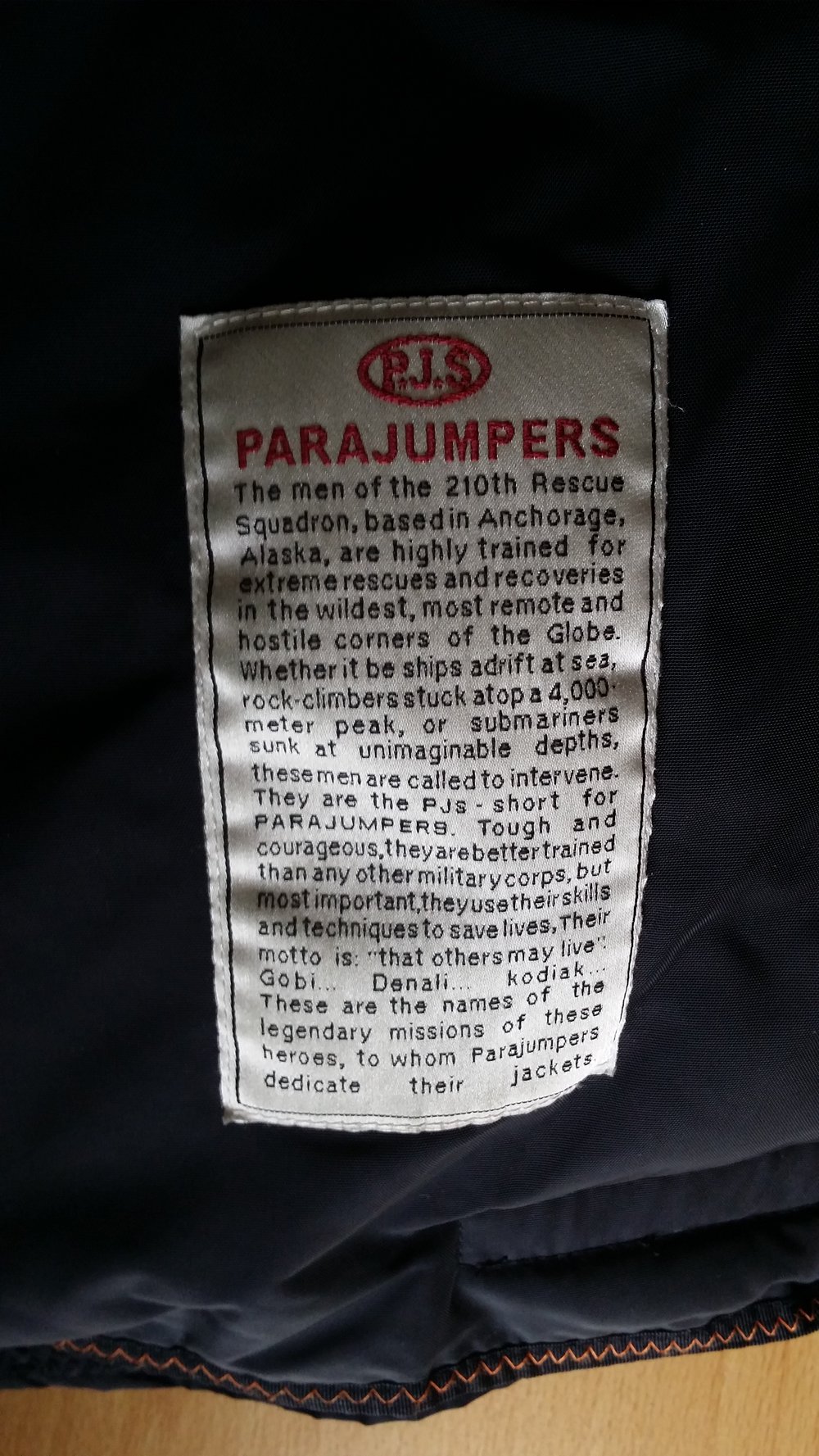 Parajumpers PJS Kodiak Jacke, Mantel, Parka in navy, Größe XL slim fit