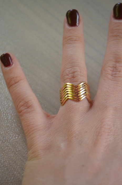 Mehrere goldene Ringe