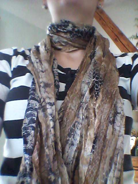 Tuch dünn Passigatti Muster